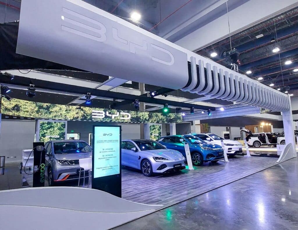 BYD presenta cuatro vehículos 100% eléctricos en el Salón del Automóvil de Panamá