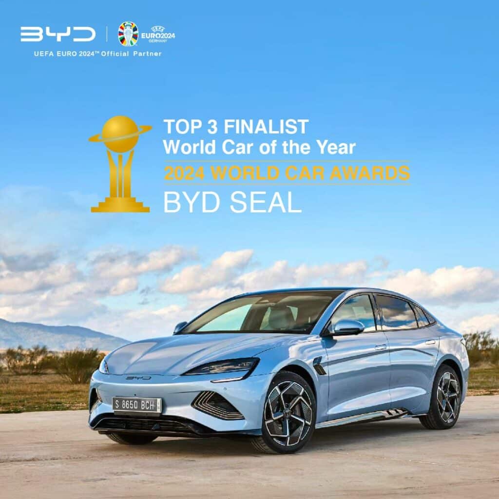 BYD entre los tres finalistas de los World Car Awards 2024